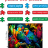 ⁦PUZZLES 500 PIECES⁩ - الصورة ⁦2⁩